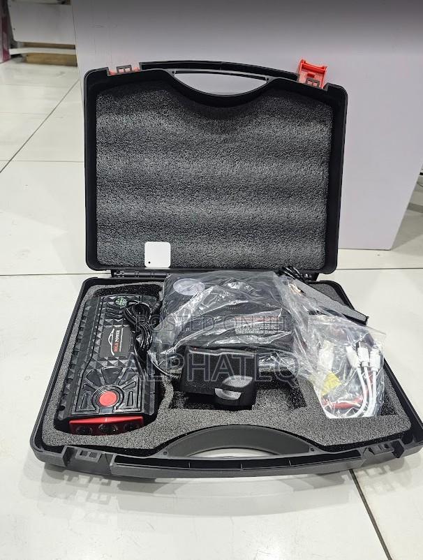 Car Battery Jump Starter With Air Compressor Roadside Emergency