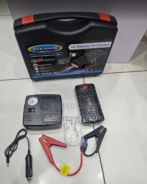 High-Power Car Jump Starter Tyre Inflator Combo Multi-Function Tool - main view