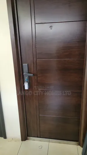 Steel Security Brown Wood Look