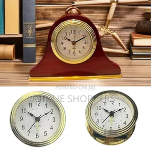 Elegant Leather Table Clock*