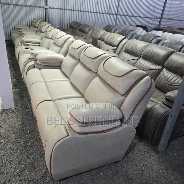 Fancy Legal 7 Seater Semi Recliner Sofa 3,2,1,1