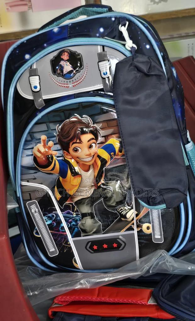 Executive Cartoon Themed Backpack School Bag for Kids - main view