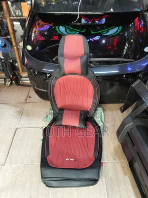 Universal Seat Covers Maroon Black