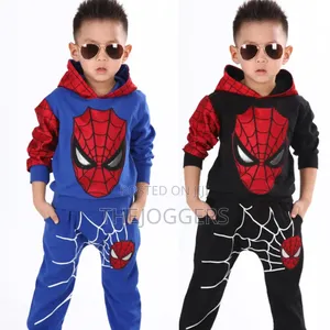 2pcs Kids Baby Boy Spider-Man Tops+Pants Outfits Set Casual Clothes