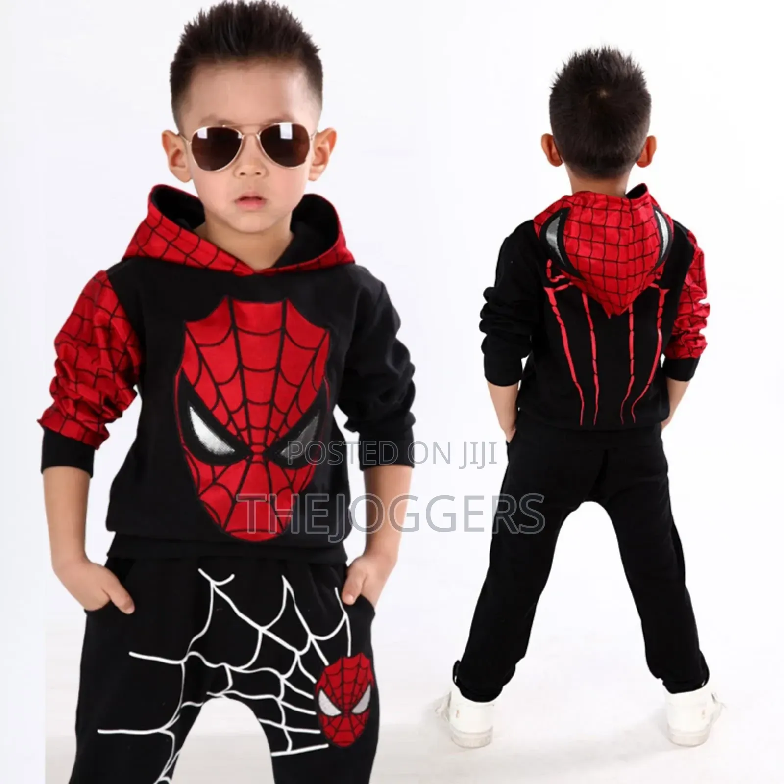 2pcs Kids Baby Boy Spider-Man Tops+Pants Outfits Set Casual Clothes