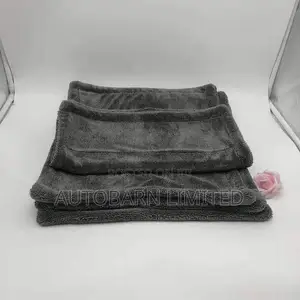 Grey Twisted Loop Double Layered - Silverback Microfiber Cloth