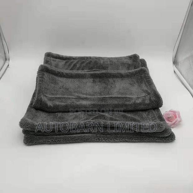 Grey Twisted Loop Double Layered - Silverback Microfiber Cloth - thumbnail 2