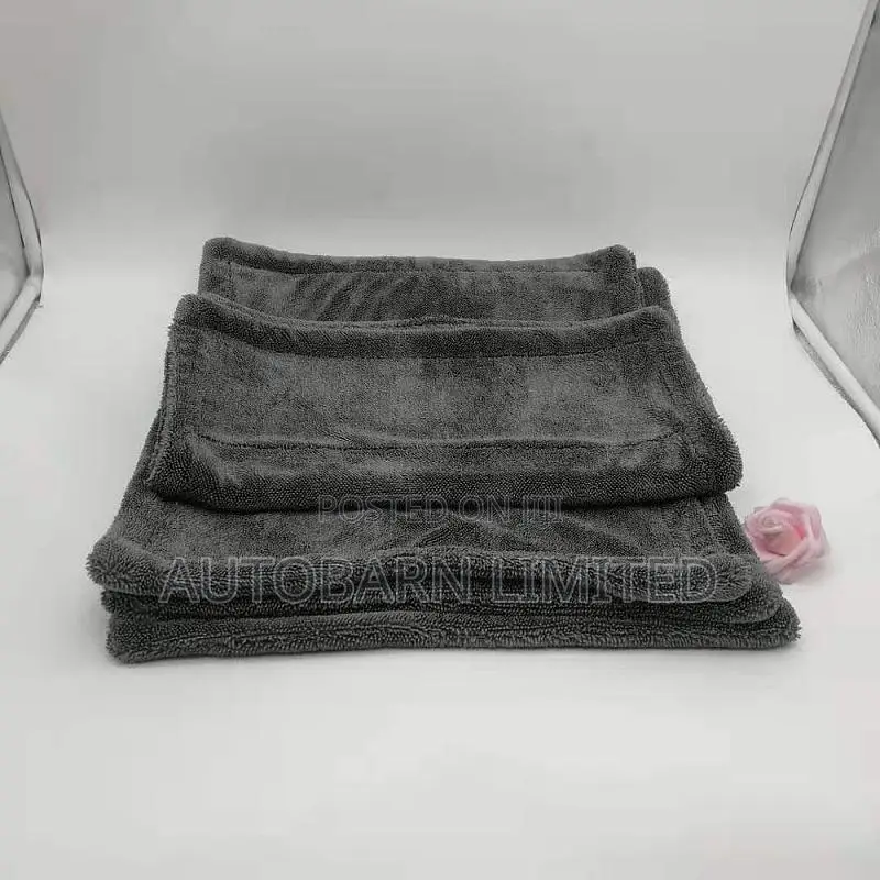 Grey Twisted Loop Double Layered - Silverback Microfiber Cloth