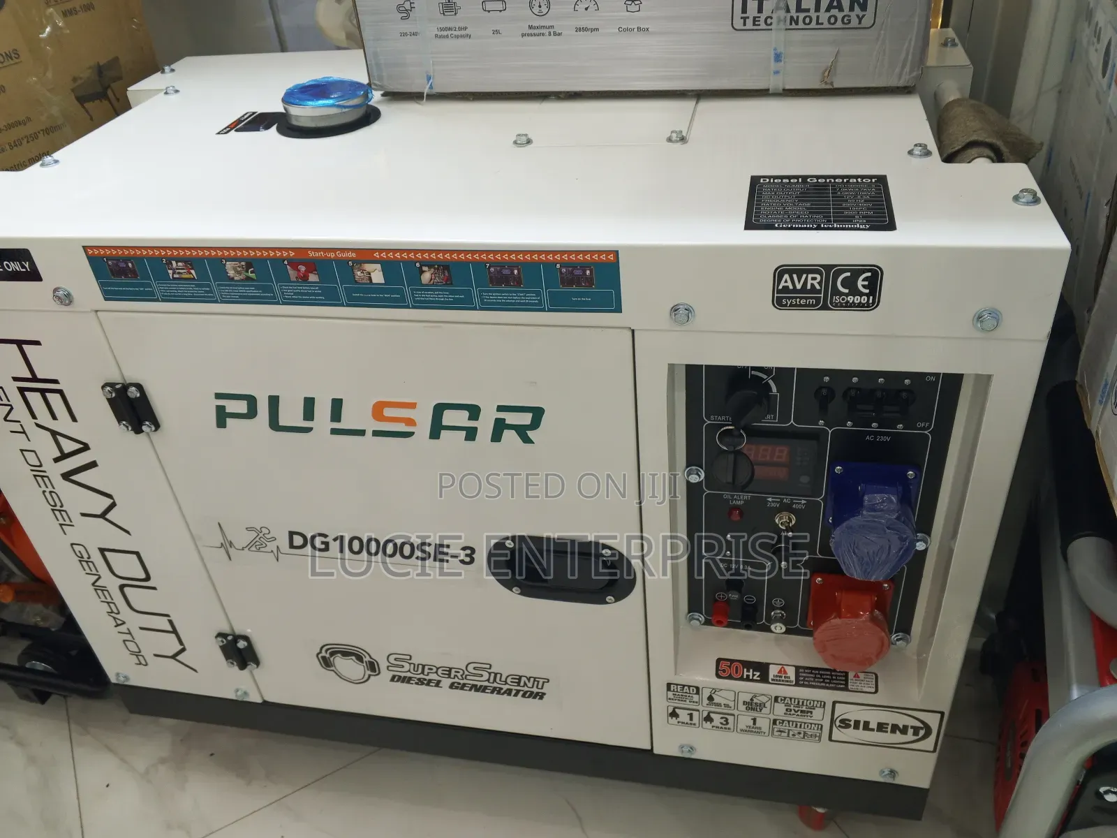 Pulsar Silent Diesel Generator 12kva