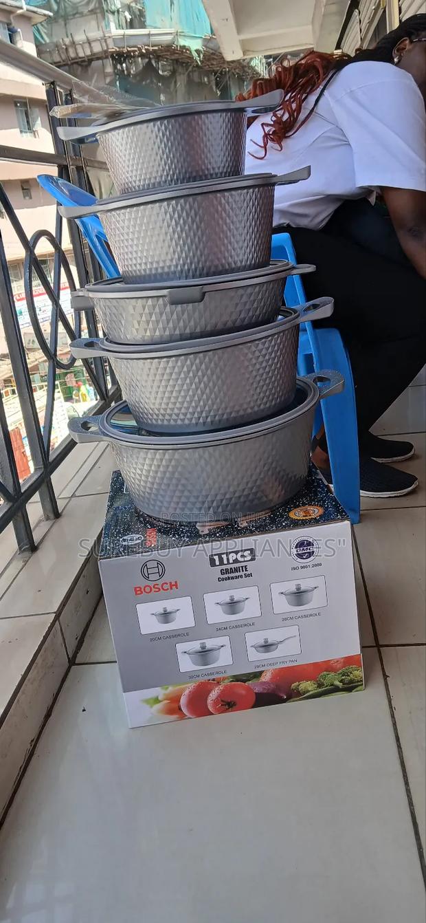 Botch 11-Piece Granite Cookware Set - main view