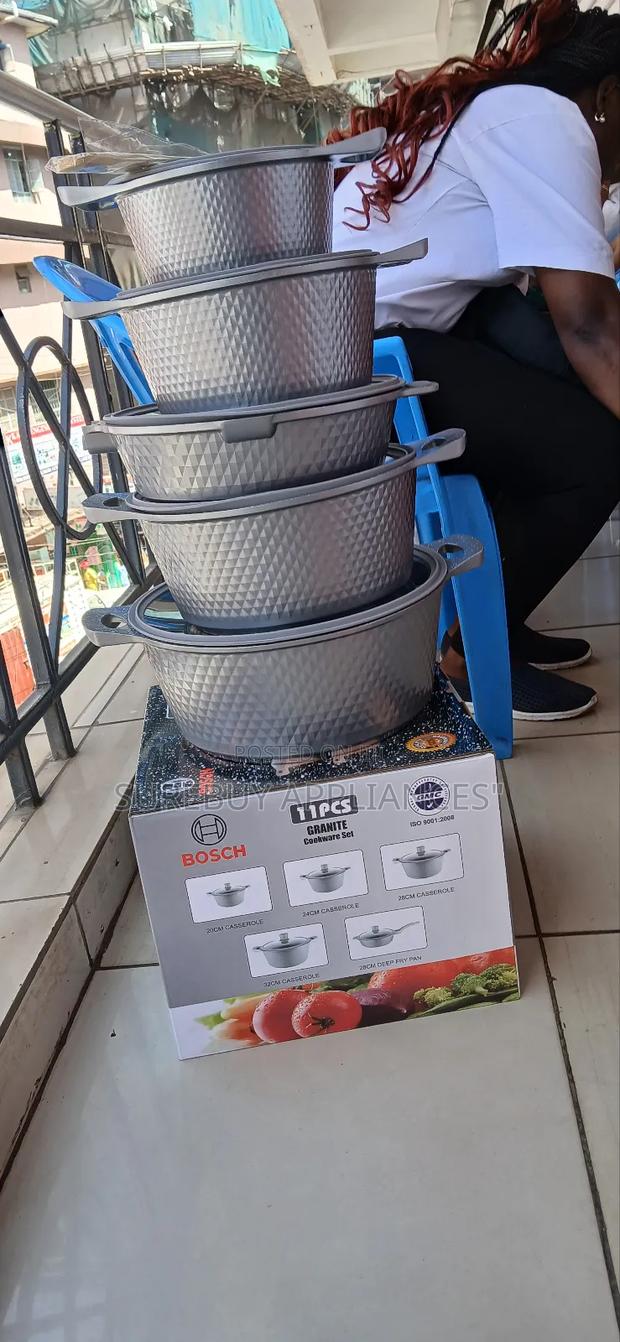 Botch 11-Piece Premium Granite Coated Cookware Set - main view