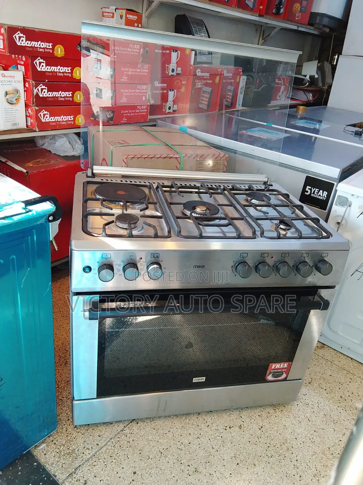 Mika 5burner Electric Cooker