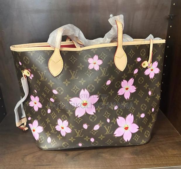 Lv Floral Tote Bags - thumbnail 2