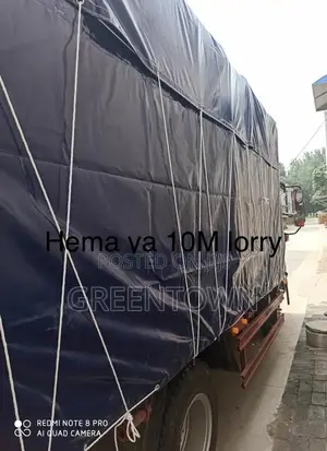 10m Long Truck – Tarpaulin Cover Set
