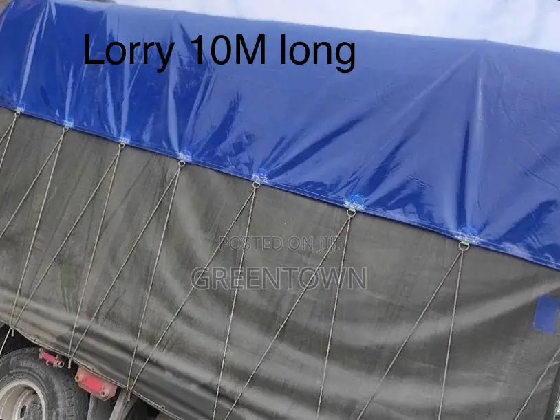 9.6m Long Truck – Tarpaulin Cover Set