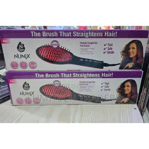 Hair Straightening Brush Electric Ht- 906b