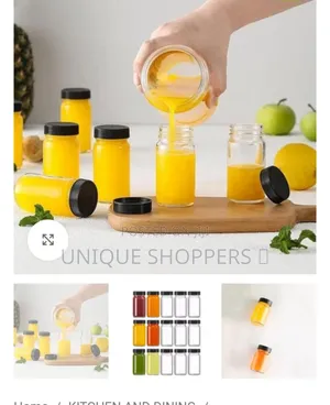 Glass Lemon/Ginger Shot Jar*