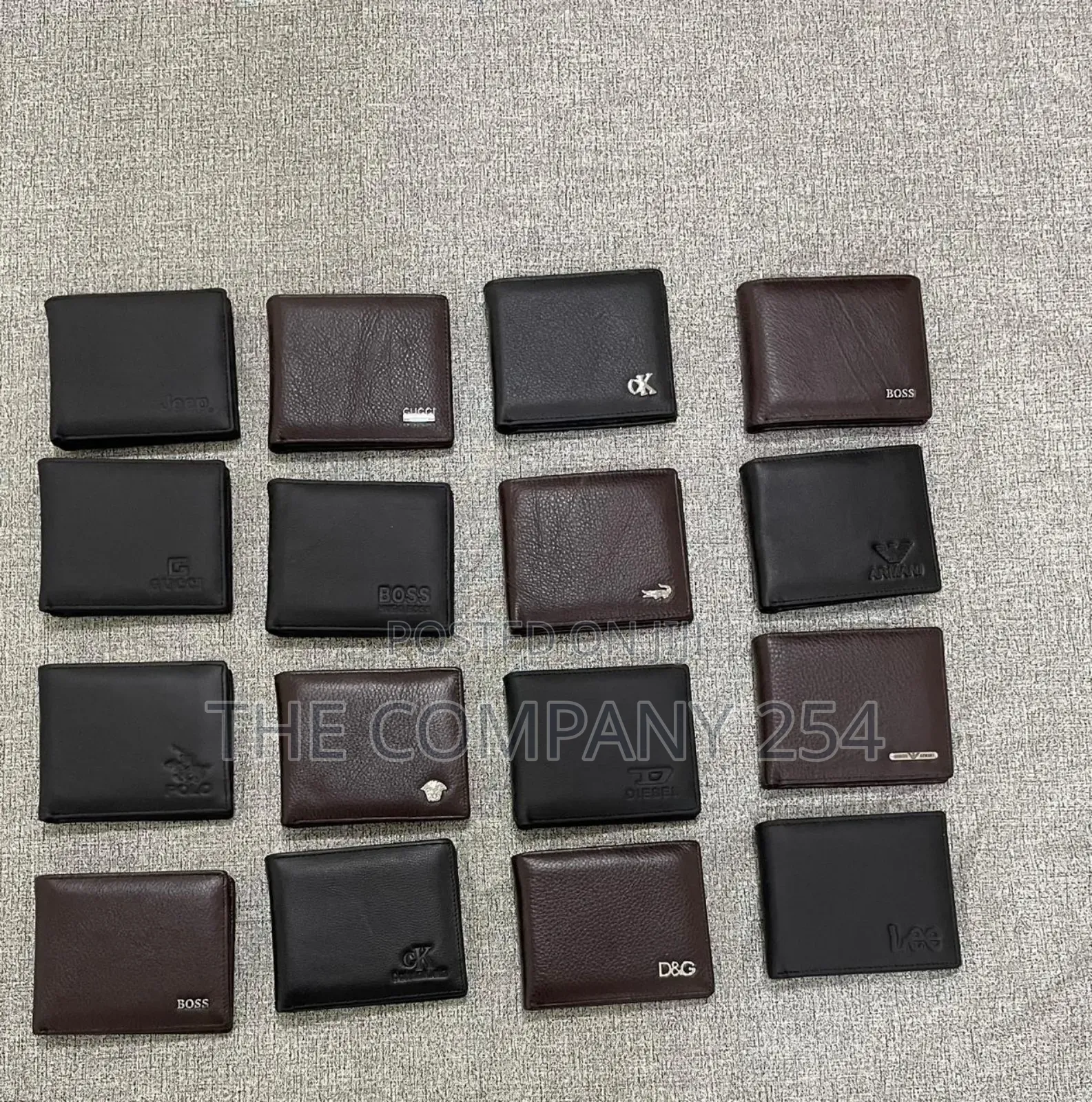 Quality Leather Casual Polo Lacoste Ck Boss Disiel Dg Wallets