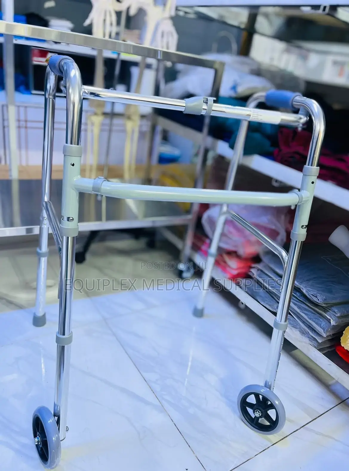 Walking Frame With Wheels (Smooth and Stable Assisted Mobility)