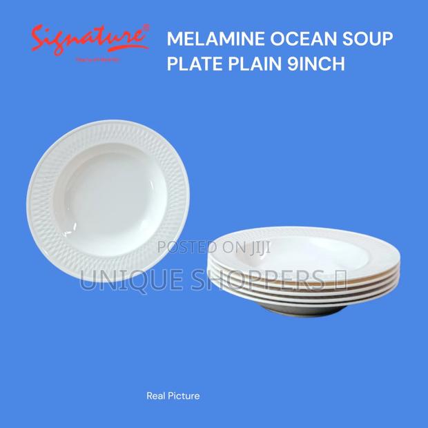 Melamine Ocean Soup Plate