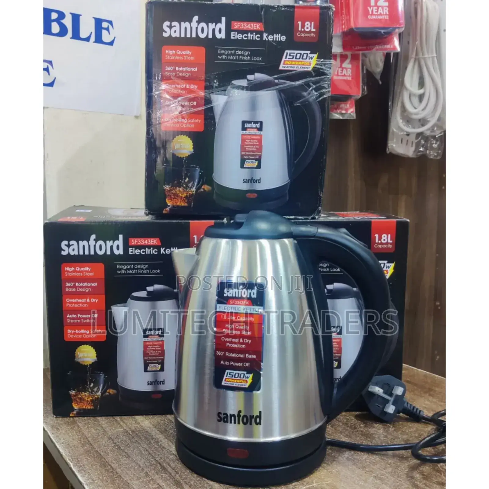 Sanford Stainless Steel 1.8l Kettle