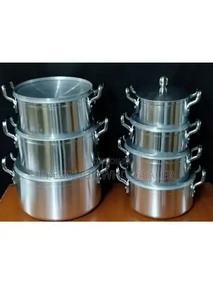 Tornado Tc 14-Piece Stainless Steel Cooking Pot Set.