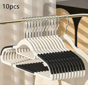 10pcs Abs Clothes Hangers Set
