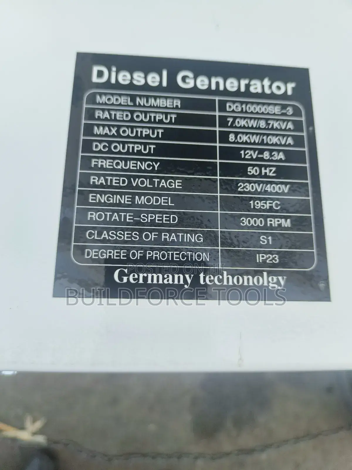 Pulsar 10 Kva Silent Diesel Generator
