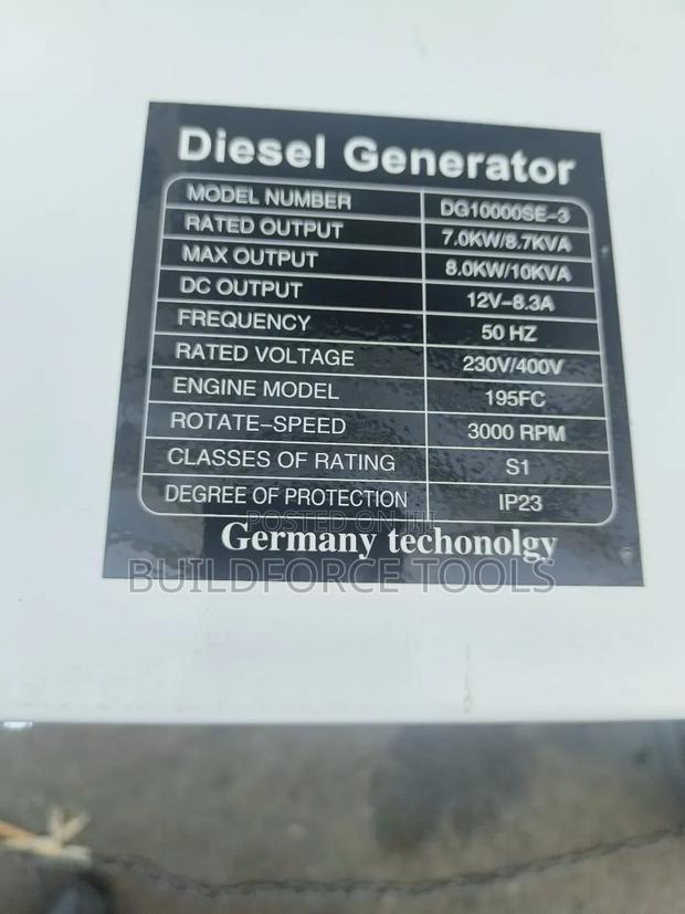 Pulsar 10 Kva Silent Diesel Generator - thumbnail 2