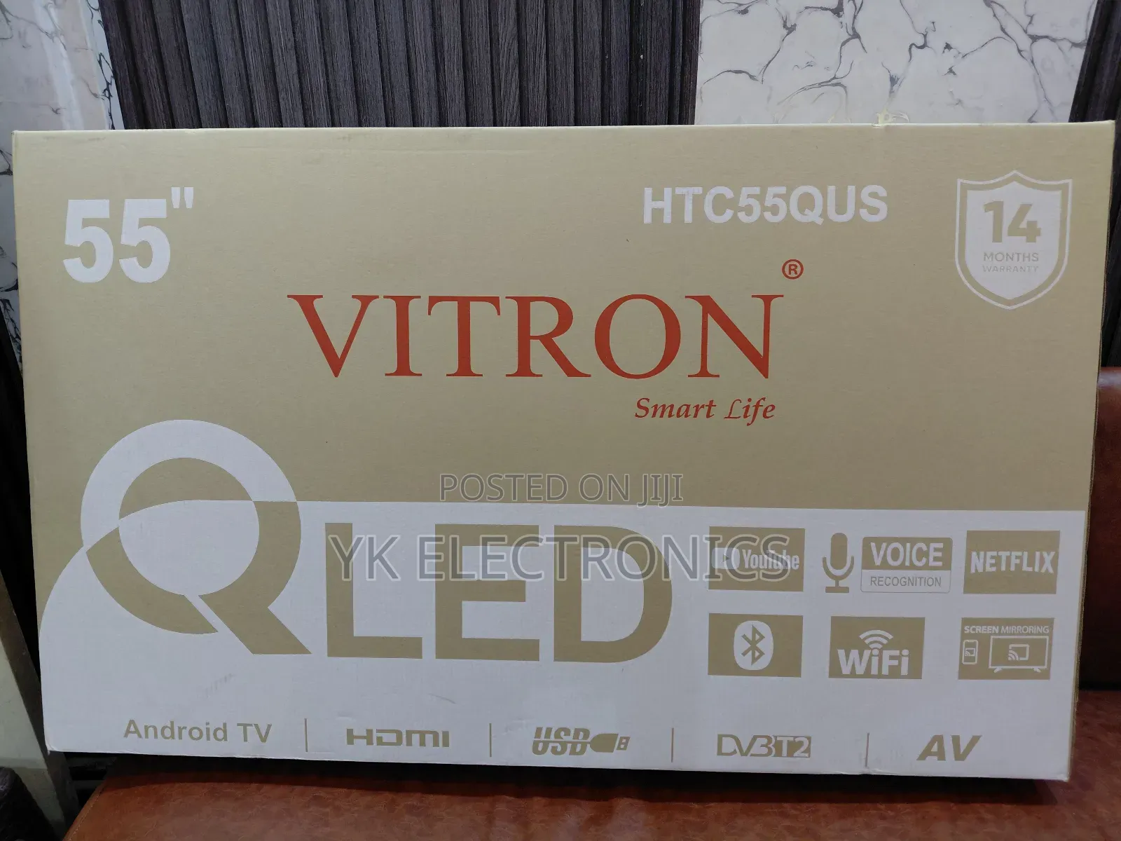 Vitron 55 Inch Qled Uhd Smart Tv Android Htc55qus