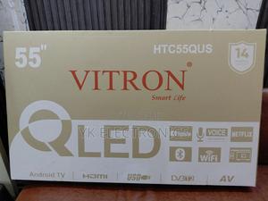 Vitron 55 Inch Qled Uhd Smart Tv Android Htc55qus - main view