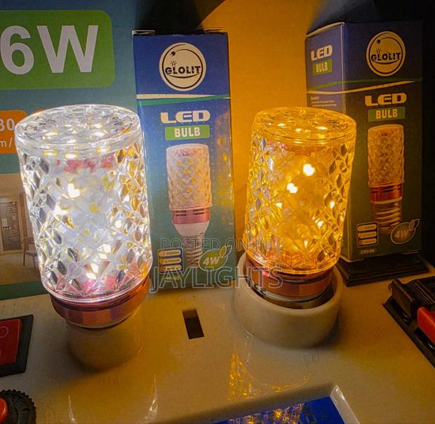 Chandelier Candle Bulb E27 In Warm Gold White