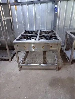 4 Burners Jiko, Stainless Steel, Ready Made and Payment Is on Delivery