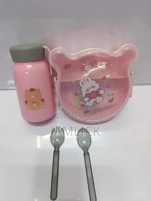 Kids Lunch Box Set With Water Bottle Cutlery - Kb