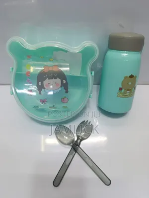 Kids Lunch Box Set With Water Bottle Cutlery - Kb