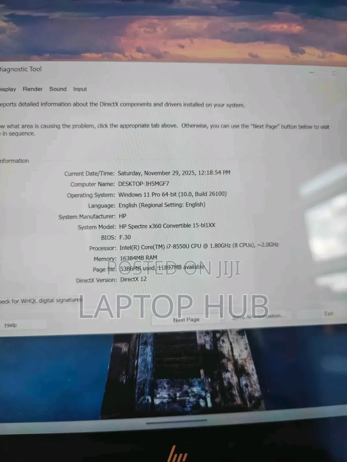 Laptop HP Spectre X360 15 16GB Intel Core I7 SSD 512GB