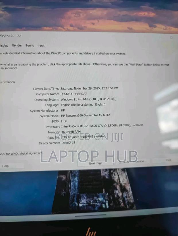 Laptop HP Spectre X360 15 16GB Intel Core I7 SSD 512GB - thumbnail 3