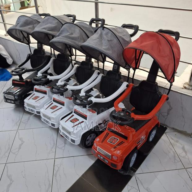 Kids Push Ride-on With Canopy, Lights Melodies - Wn