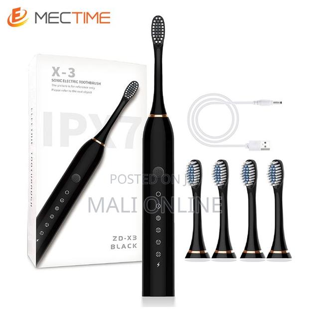 Sonic Electric Toothbrush Usb Rechargeable 6 Modes Ipx7 Waterproof