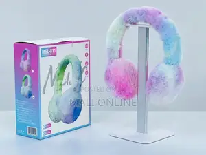 MSL-811 Plush Wireless Headphones Bluetooth Over-Ear Ear Muff Headset