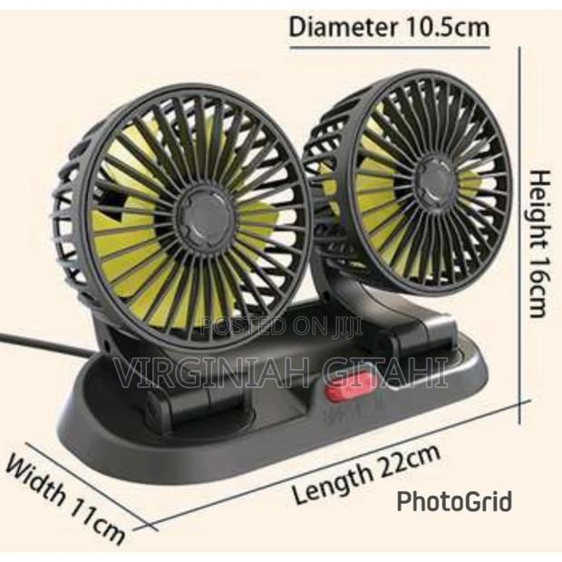 *New Arrival * *2 Speed Double Headed Vehicle Fan