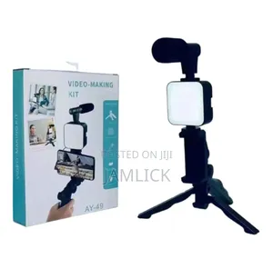 Ay-49 Video Making Kit – Led, Mic, Tripod Bluetooth - Dv