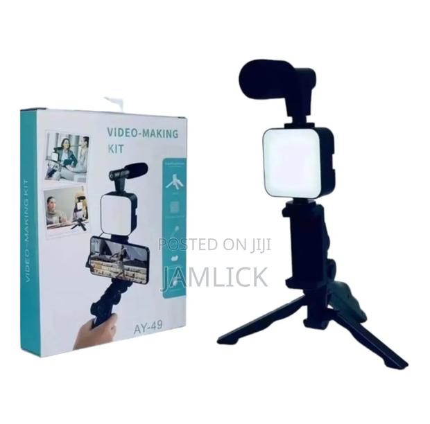 Ay-49 Video Making Kit – Led, Mic, Tripod Bluetooth - Dv - main view