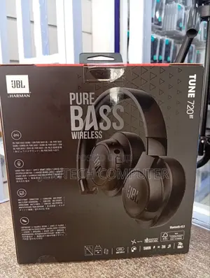 //Jbl Tune 720bt Wireless on-Ear Headphones (Black /
