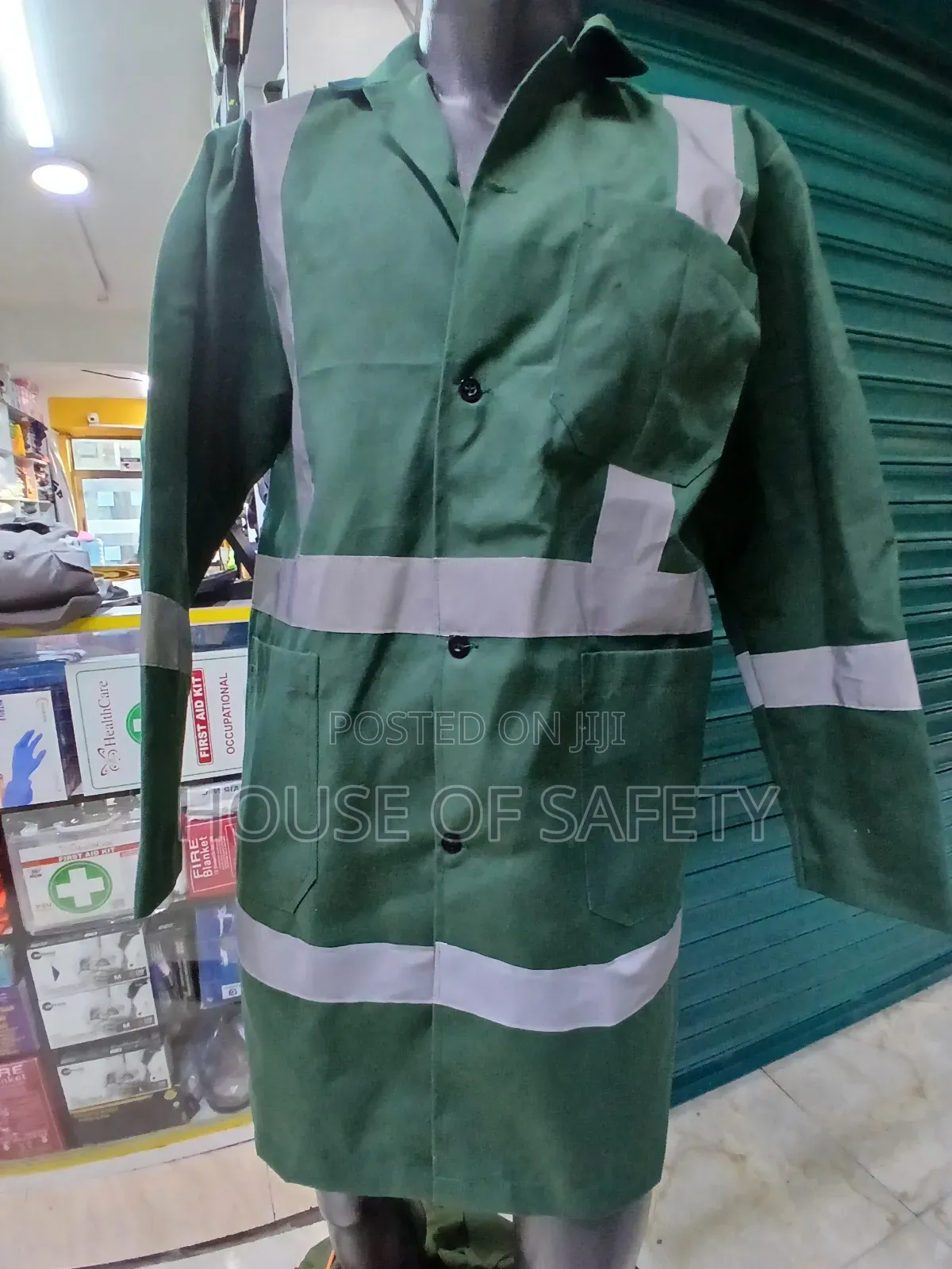 Multiple Pockets Customizable Dustcoat