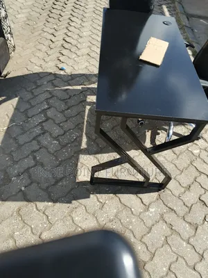 Black Metallic Study Table 1.2m Available