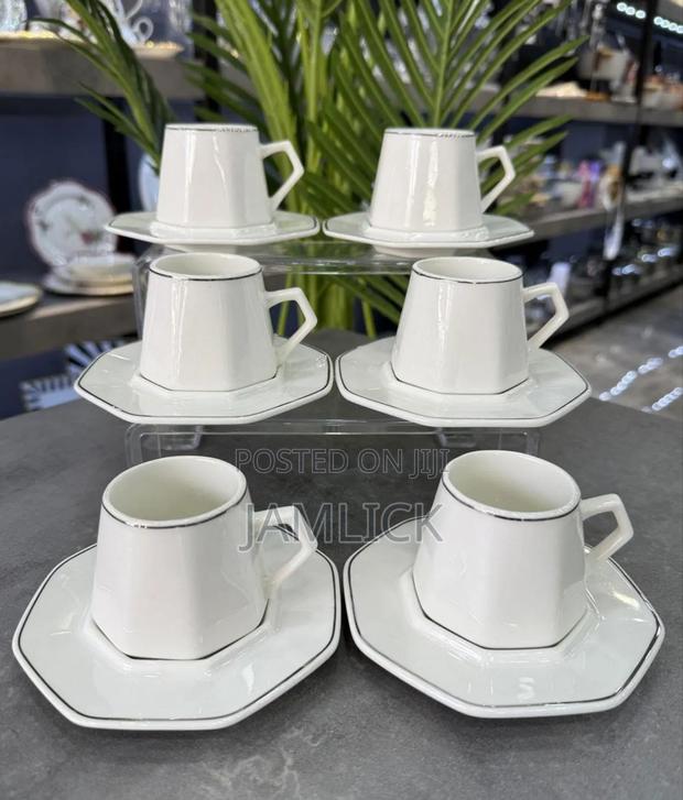 12pc Cup Saucer Set – Gift Boxed, 7 Themes - Pm - thumbnail 5