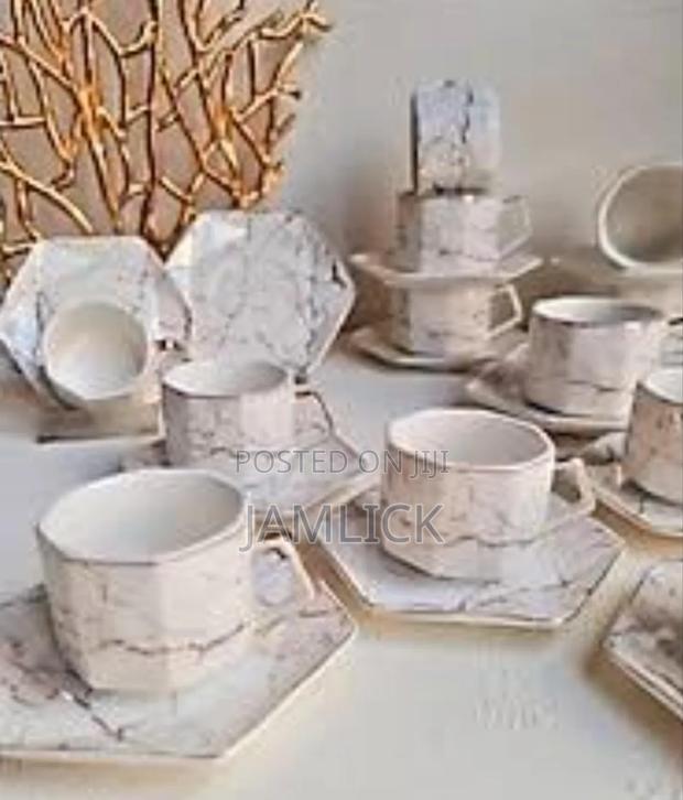 12pc Cup Saucer Set – Gift Boxed, 7 Themes - Pm - thumbnail 6