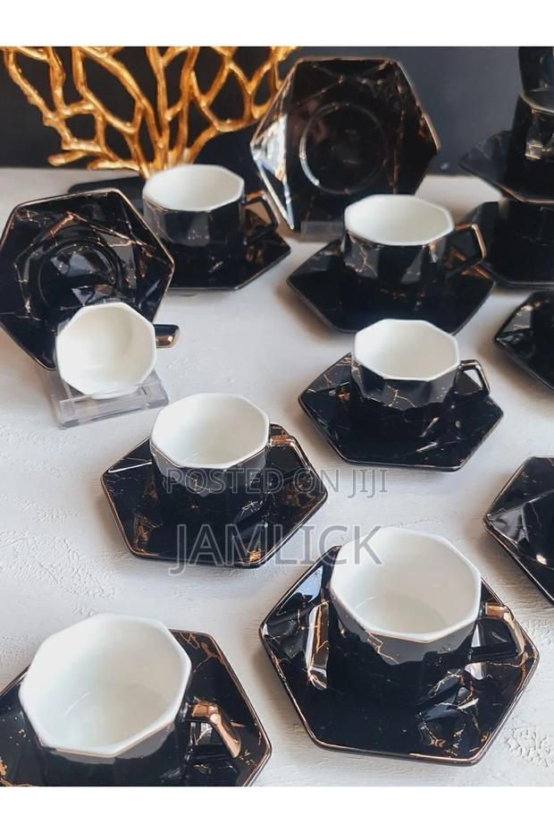 12pc Cup Saucer Set – Gift Boxed, 7 Themes - Pm - thumbnail 7