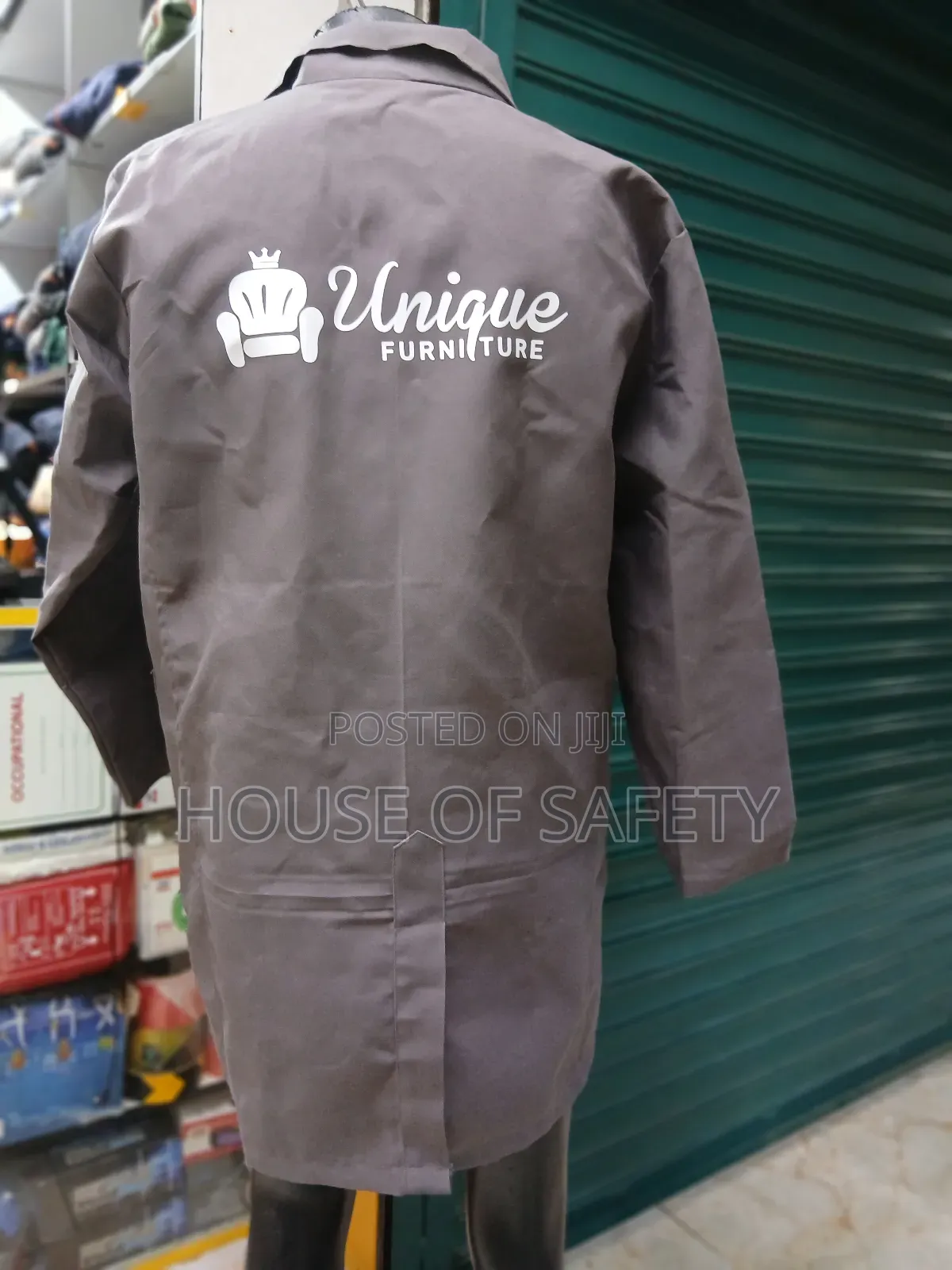 Unisex and Straight Grey Coats for Dust